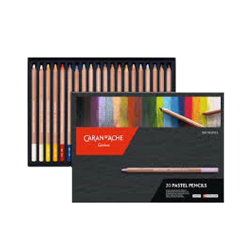Assortiment 20 Pastel Pencils- CARAN D'ACHE
