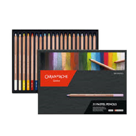 Assortiment 20 Pastel Pencils- CARAN D'ACHE
