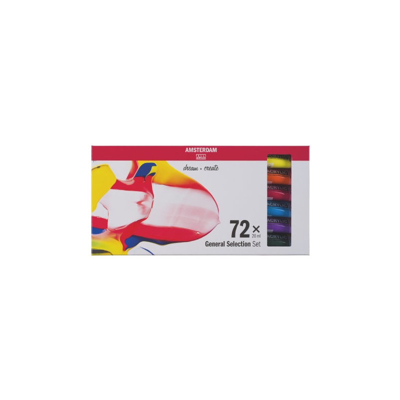 Set Acrylique 72x20ml - AMSTERDAM