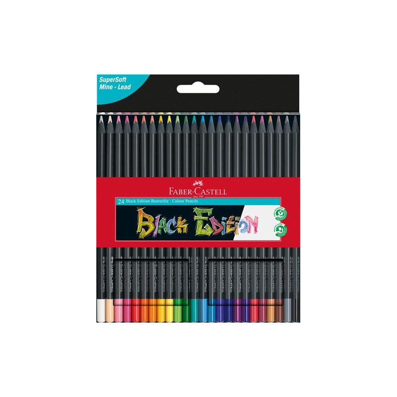Boite 24 crayons de couleur - Faber Castell